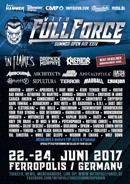 Party Flyer: WITH FULL FORCE am 24.06.2017 in Grfenhainichen